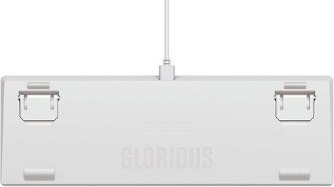 Glorious Gaming GMMK 2 Compact (65%) - لوحة مفاتيح ميكانيكية للألعاب، إطار من الألومنيوم، قابل للتخصيص، أغطية Doubleshot، مفاتيح Fox، لكل مفتاح RGB، Full NKRO، تخطيط QWERTY باللغة الإنجليزية في المملكة المتحدة - أبيض in Kuwait