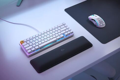 Glorious Gaming GMMK 2 Compact (65%) - لوحة مفاتيح ميكانيكية للألعاب، إطار من الألومنيوم، قابل للتخصيص، أغطية Doubleshot، مفاتيح Fox، لكل مفتاح RGB، Full NKRO، تخطيط QWERTY باللغة الإنجليزية في المملكة المتحدة - أبيض in Kuwait