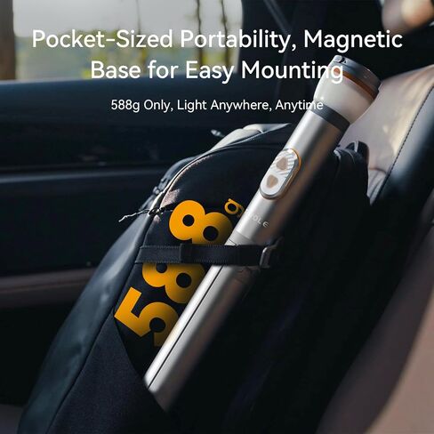 Telescopic Camping Light Collapsible 800 Lumens IP65 Waterproof Smart Remote Magnetic Base USB Rechargeable Battery Adjustable Height for Outdoor Adventure Hiking Emergency Lighting in Saudi Arabia
