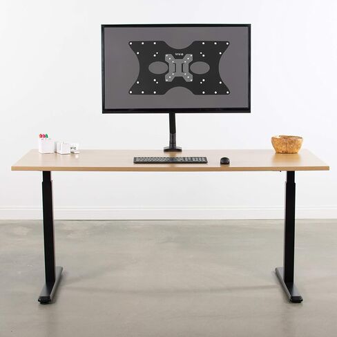 VIVO Steel VESA LCD LED TV Mount لوحة محول للشاشات من 32 إلى 55 بوصة، مجموعة تحويل لـ VESA 50x50-100x100 إلى 200x100-400x200، MOUNT-AD4X2 in Kuwait