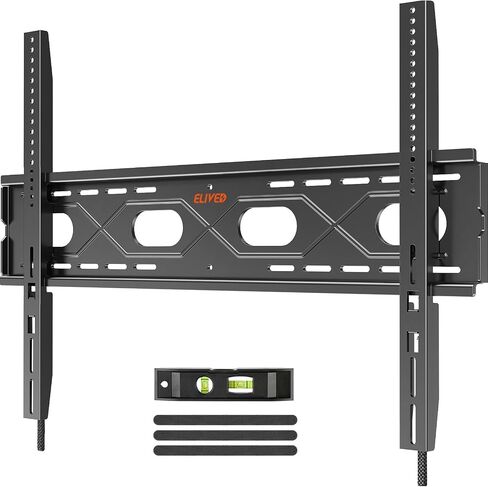 EconoMe Full Motion TV Wall Mount for 26-65" TVs, Max VESA 400x400, 99 lbs. | Flexible swivel and tilt adjustment, sturdy wall bracket, fits 12/16 inch wood studs, durable for daily home TV use in Saudi Arabia