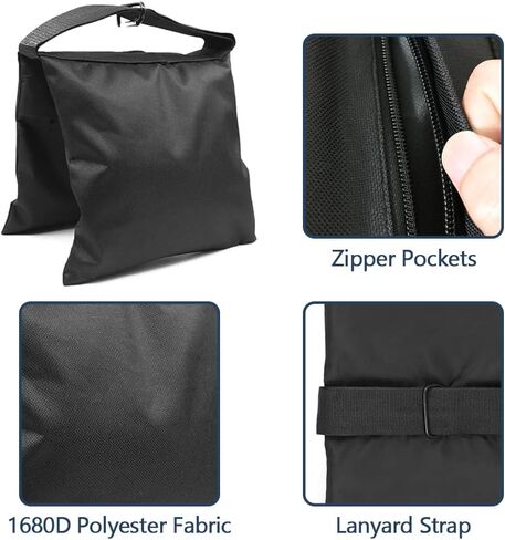 Boat Cover Sand Bag Marine Grade Mooring Kit Boat Accessories, Windproof Weight Sandbags, Each 10 lbs Capacity (6 Pcs) in Saudi Arabia