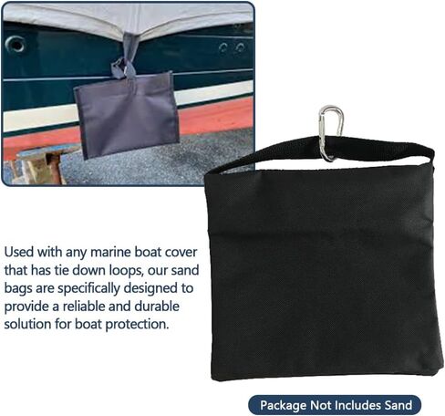 Boat Cover Sand Bag Marine Grade Mooring Kit Boat Accessories, Windproof Weight Sandbags, Each 10 lbs Capacity (6 Pcs) in Saudi Arabia
