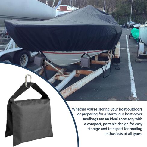 Boat Cover Sand Bag Marine Grade Mooring Kit Boat Accessories, Windproof Weight Sandbags, Each 10 lbs Capacity (6 Pcs) in Saudi Arabia