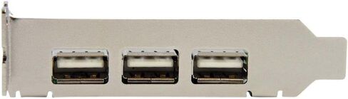 StarTech 4-Port PCI Express Low Profile High Speed USB Card (PEXUSB4DP) | PCIe USB 2.0 Card, PCI-E USB 2.0 Card in Kuwait
