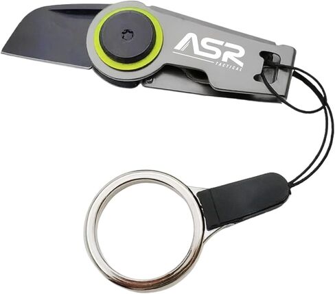 ASR Tactical Micro Zipper-Pull Folding Pocket Knife EDC Escape Survival Tool (2 Sizes, 2 Colors) in Saudi Arabia