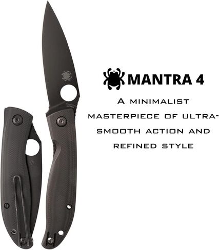 Spyderco Mantra 4 Folding Pocket Knife, PlainEdge in Saudi Arabia