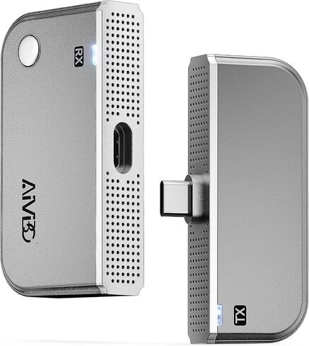 2026 Type-C Wireless HDMI Transmitter and Receiver, Plug&Play Wireless Screen Casting, 2-in-1 USB C HDMI Transmitter Kit, Mirror Video and Audio for Phone Laptop PC to TV Projector Monitor in Saudi Arabia
