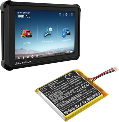 VI VINTRONS Battery for RAND McNally TND-750, AHB865958, in Saudi Arabia