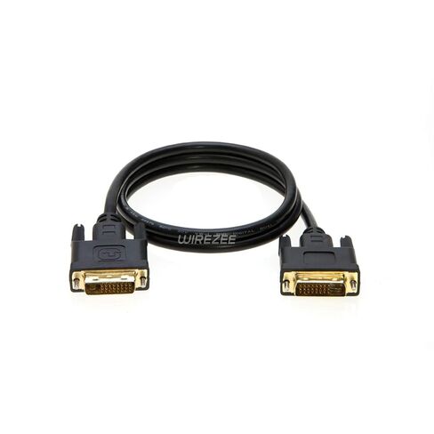 DVI-D Cable Dual Link DVI to DVI Male Wire 24+1 Pin 3ft 6ft 10ft 15ft 25ft (3FT) in Saudi Arabia