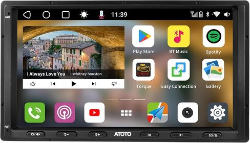 ATOTO S8 Gen4 9" QLED Android Double DIN Car Stereo, Wireless CarPlay & Android Auto, 4G LTE, 4GB+64GB, DriveChat AI, Hi‑Fi DSP/4V RCA, Optical SPDIF, HDMI in/Out, F/R Dash Cam Inputs, S84G209P in Saudi Arabia