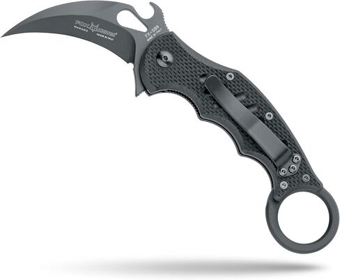 Fox Knives FX-599 G10 سكين Karambit قابل للطي باللون الأسود من Emerson Wave، Hawkbill in Kuwait