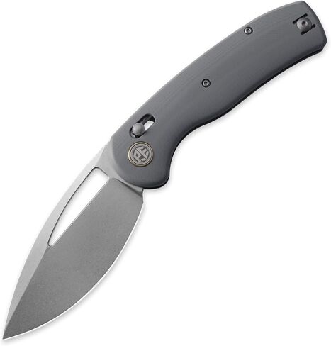 Petrified fish PFP13 Viper 3.5" K110 Steel Blade Pocket Folding Knife | Gray G10 Handle, Pocket Clip, Stonewashed Blade Finished, Ceramic Ball Bearing, EDC Knife for Camping Outdoor in Saudi Arabia