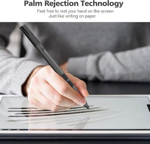 Pen for Surface, 1024 Pressure, Eraser & Right-Click, Palm Rejection,2500 Working Hours for Surface Pro 11/10/9/8/7/6/5/4/3/X, Surface Go/Book 4/3/2/1, Surface Laptop Studio 6/5/4/3/2/1 in Saudi Arabia