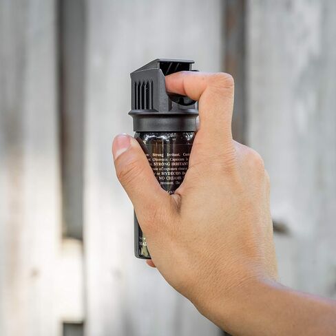 POLICE MAGNUM Pepper Spray Self Defense- Max Strength 14-16ft Range- Made in The USA - 3 Pack 2oz Flip Top Stream in Saudi Arabia