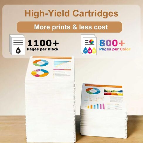 923XL 923e Ink Cartridges Replacement for HP 923 Ink Cartridges Combo Pack, Compatible with HP OfficeJet Pro 8125e 8130e 9120e 9125e Printer, 923xl Ink Black and Color, Updated with V19.12.2 (4 Pack) in Saudi Arabia