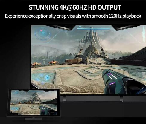 TV Dock Station for Switch 2 and Gen 1, Mini Portable TV Base Docking Station Charging Stand Playstand Replacement Accessories with 4K@120Hz HDMI Adapter for Switch, OLED in Saudi Arabia