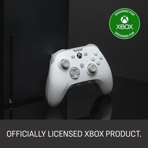 SCUF VALOR Wired Performance Anti-Drift TMR Xbox Controller – White | Customizable Back Paddles, Instant Triggers, Audio Controls, Xbox Series X|S, Xbox One, Windows PC in Kuwait