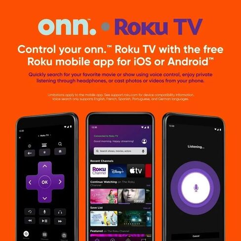 تلفزيون ONN 32 بوصة عالي الدقة (720 بكسل) LED ذكي متوافق مع Netflix وDisney+ وYouTube وApple TV وAlexa وGoogle Assistant - 100012589 (متجدد) in Kuwait