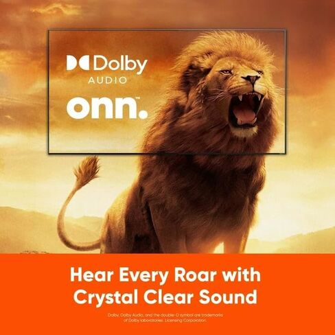 تلفزيون ONN 32 بوصة عالي الدقة (720 بكسل) LED ذكي متوافق مع Netflix وDisney+ وYouTube وApple TV وAlexa وGoogle Assistant - 100012589 (متجدد) in Kuwait