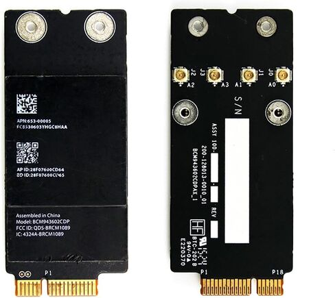 بطاقة الشبكة اللاسلكية للمطار BCM943602CDP بديلة لجهاز iMac 21 بوصة A1418 و27 بوصة A1419 WiFi Bluetooth 4.2 بطاقة شبكة المطار ثنائية النطاق 802.11a/b/g/n/ac (أواخر 2015-منتصف 2017) in Kuwait