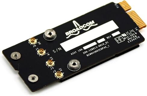 بطاقة الشبكة اللاسلكية للمطار BCM943602CDP بديلة لجهاز iMac 21 بوصة A1418 و27 بوصة A1419 WiFi Bluetooth 4.2 بطاقة شبكة المطار ثنائية النطاق 802.11a/b/g/n/ac (أواخر 2015-منتصف 2017) in Kuwait