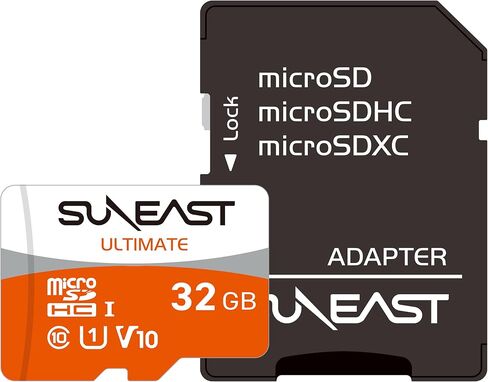 SUNEAST 64GB(1Pack) Micro SDXC Memory Card with SD Adapter | Up to 95MB/s Read, 85MB/s Write, UHS-I V10 U1 TF Card, 4K Video Support, for Dash Cam, Security Camera, Tablet and Smartphone in Saudi Arabia