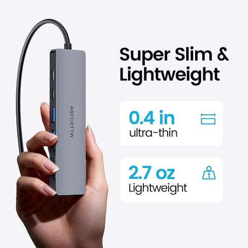 31.5'' USB C Hub Multiport Adapter HDMI 4K for MacBook Neo, iPad | 7 in 1 USB C Docking Station with HDMI 4K@60Hz, 100W PD Fast Charging, 3 USB 3.0 Data Port, SD/TF Card Reader for Laptop, PC in Saudi Arabia