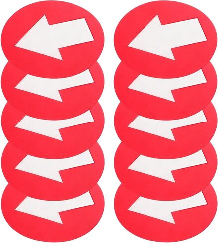 25Pcs Reflective Arrow Direction Signs for Outdoor Camping Trail Hunting | Waterproof PVC markers for pathway, stairway & hunting areas. Easy visibility at night. in Saudi Arabia