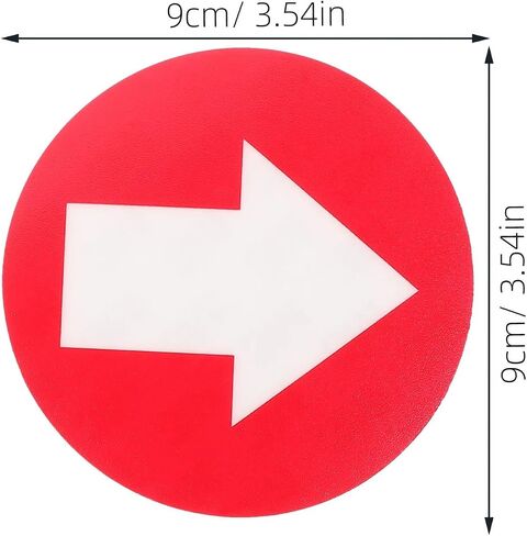 25Pcs Reflective Arrow Direction Signs for Outdoor Camping Trail Hunting | Waterproof PVC markers for pathway, stairway & hunting areas. Easy visibility at night. in Saudi Arabia
