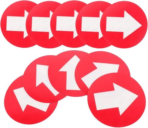 25Pcs Reflective Arrow Direction Signs for Outdoor Camping Trail Hunting | Waterproof PVC markers for pathway, stairway & hunting areas. Easy visibility at night. in Saudi Arabia
