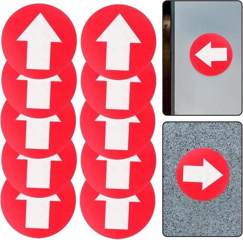 25Pcs Reflective Arrow Direction Signs for Outdoor Camping Trail Hunting | Waterproof PVC markers for pathway, stairway & hunting areas. Easy visibility at night. in Saudi Arabia