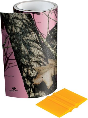 Mossy Oak - 14003-7-OB Graphics 6" x 7' Obsession Camouflage Tape Roll - Camo Vinyl with a Matte Finish - Ideal for Covering Guns, Bows, Cameras, and Other Hunting Accessories. Squeegee Included. in Kuwait