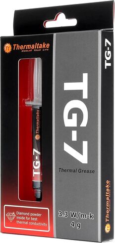 Thermaltake TG-7 Extreme Performance CPU GPU Heatsink Cooling Thermal Grease CL-O004-GROSGM-A, Gray in Saudi Arabia