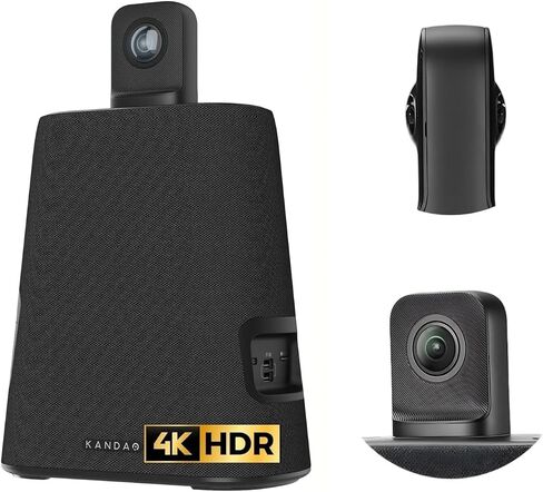 KanDao Meeting PRO 2 4K HDR Video Conference Camera with SmartNote,360 Degree, Auto Tracking, Noise-Canceling Mics, Works with Zoom, Teams & More(Real-Time Translations/Meeting Summary/Content Recap) in Saudi Arabia