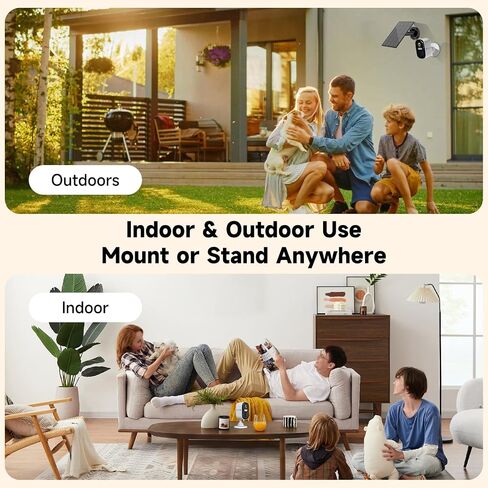 2.5K Security Camera Wireless Outdoor,Cameras for Home Security | Free Cloud Storage,2.4G/5Ghz WiFi, AI Motion Detection with Spotlight & Siren Alarm, Color Night Vision, Weatherproof in Saudi Arabia
