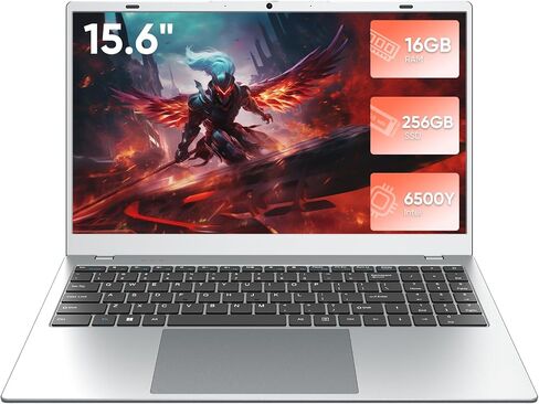 2026 New Laptop, 16GB RAM 256GB SSD 15.6" Laptop Computer, 6500Y Processor (up to 3.4GHz, Beats 5205U, 4425Y), FHD IPS Display, Lightweight Laptops for Student and Business, WiFi 5 in Saudi Arabia