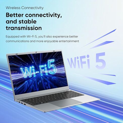 2026 New Laptop, 16GB RAM 256GB SSD 15.6" Laptop Computer, 6500Y Processor (up to 3.4GHz, Beats 5205U, 4425Y), FHD IPS Display, Lightweight Laptops for Student and Business, WiFi 5 in Saudi Arabia