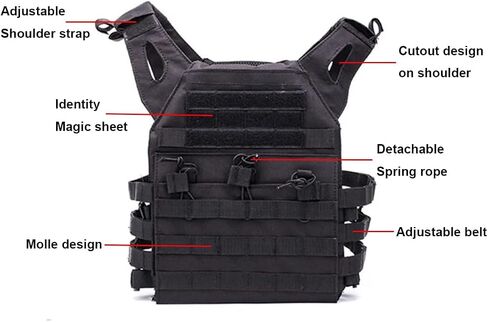 AZB Tactical Vest Lightweight Breathable Airsoft Vest in Saudi Arabia