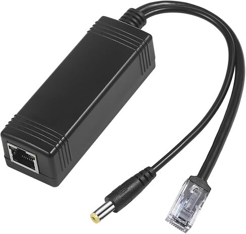 Gigabit POE Splitter with PoE Output and 12V DC Output, Pass-Through Power Over Ethernet, IEEE 802.3af/at, 10/100/1000Mbps Ethernet, for IP Cameras, Wireless AP (PD3008G) in Saudi Arabia