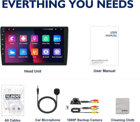8 Core 6G + 64G راديو السيارة ستيريو لدودج رام 1500 2500 3500 2009-2012 | شاشة لمس OLED مقاس 10.1 بوصة، ترقية Android 14 للسيارة، CarPlay اللاسلكي وAndroid Auto، SWC، AM/FM/RDS، 32 EQ، كاميرا احتياطية 1080P in Kuwait