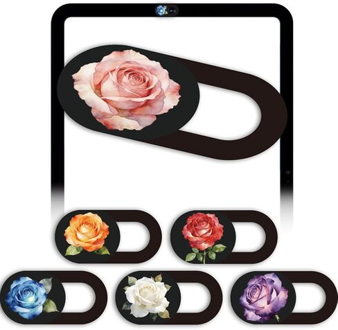 6Pcs 6 Styles Camera Cover Slide Cute 0.04 Inch Ultra Thin Webcam Cover for Mini PC Phone Laptop Desktop Tablet Sea Turtle Plastic Durable Privacy Protectors Accessories for Home Work Use in Saudi Arabia