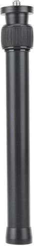 Fabater Tripod Extension Tube, Aluminum Alloy 2 Section Adjustable Tripod Extender, Aluminum Alloy Center Column Extender with 1/4in and 3/8in Screw Compatibility for Photography in Saudi Arabia