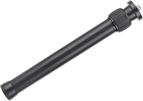 Fabater Tripod Extension Tube, Aluminum Alloy 2 Section Adjustable Tripod Extender, Aluminum Alloy Center Column Extender with 1/4in and 3/8in Screw Compatibility for Photography in Saudi Arabia