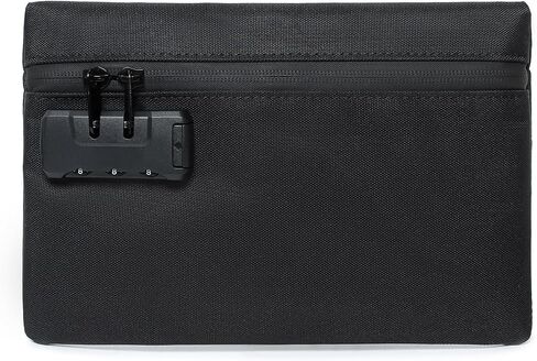 9.4" x 6.5" Tactical Tool Bag with Combination Lock | Zippered Range EDC Gear Pouch Nylon Organization Pouch for Storage, Travel, Office in Saudi Arabia