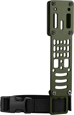 Guayma Modular Drop Leg Holster Adapter Mount for QLS Kit with Leg Strap | Aluminum Duty Belt Attachment, Tactical Hanger Extender, Belt Mount Plate, Fits 1.96in Belts, Airsoft & Police Gear in Saudi Arabia