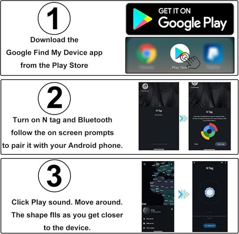 Air Tracker Tags for Android,Bluetooth Tracker Tags-2pack,Luggage Tracker Tags Works with Google's Find Hub Device App,Smart Tracking Tag for Keys,Suitcase,Backpack,Wallet in Saudi Arabia