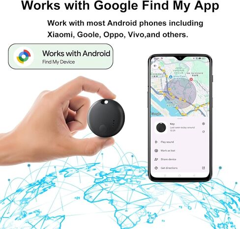Air Tracker Tags for Android,Bluetooth Tracker Tags-2pack,Luggage Tracker Tags Works with Google's Find Hub Device App,Smart Tracking Tag for Keys,Suitcase,Backpack,Wallet in Saudi Arabia