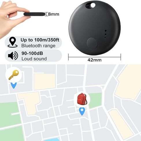Air Tracker Tags for Android,Bluetooth Tracker Tags-2pack,Luggage Tracker Tags Works with Google's Find Hub Device App,Smart Tracking Tag for Keys,Suitcase,Backpack,Wallet in Saudi Arabia