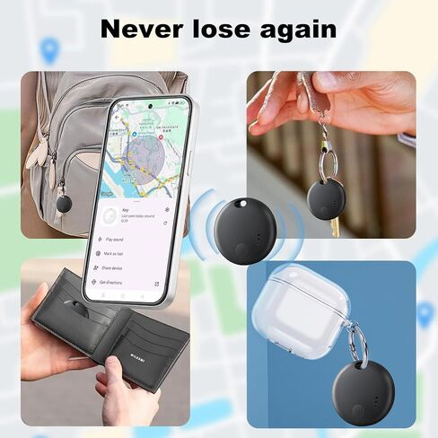Air Tracker Tags for Android,Bluetooth Tracker Tags-2pack,Luggage Tracker Tags Works with Google's Find Hub Device App,Smart Tracking Tag for Keys,Suitcase,Backpack,Wallet in Saudi Arabia